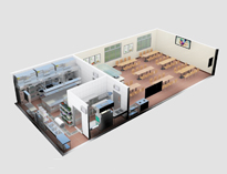 餐饮厨具公司告诉你快餐店小黄片链接下载功能区如何设计